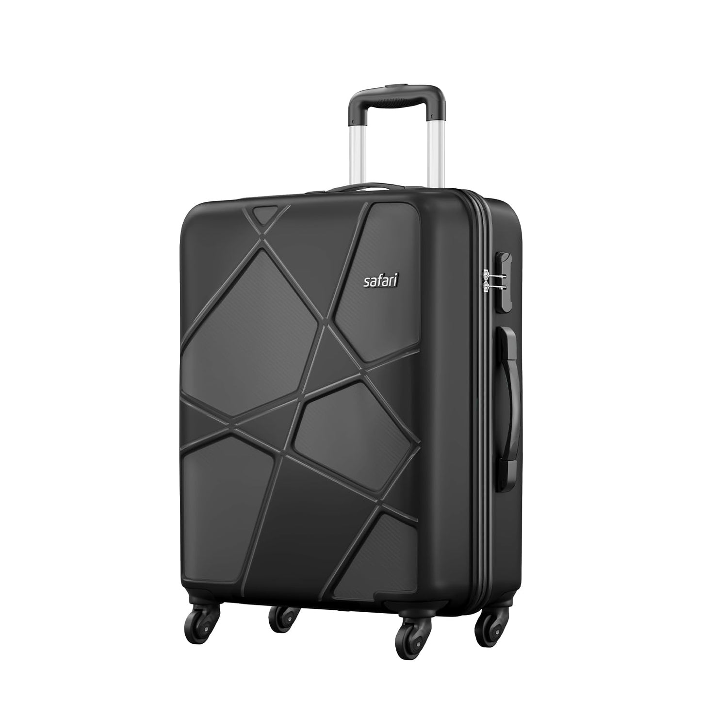 Safari Pentagon Set of 2, Cabin & Checkin Trolley Bags Hard Case Polypropylene 4 Wheels 360 Degree Wheeling System Luggage, Travel Bags, Suitcase for Travel, Trolley Bags for Travel, Dusk Green