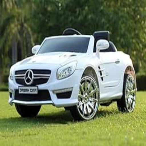 Kids MERC Battery car for Kids | Battery Operated Jeep for 1 to 7 Year | Electric Ride on-Dual Control Mode, Swing Function, Led Lights, with Seat Belts | (White)