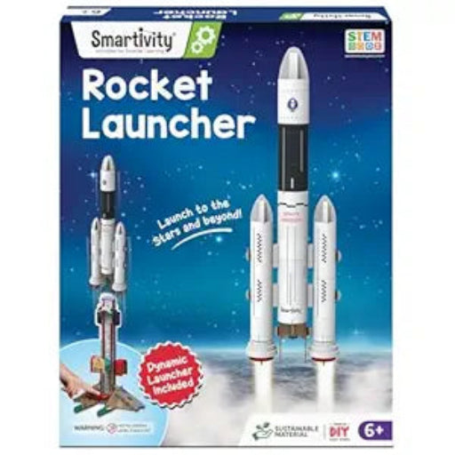 Smartivity DIY Rocket Launcher Kit for Kids 6, 7, 8, 9, 10, 11, 12 Years Old | Build Your Own Rocket and Launcher | Christmas/Birthday Gift for Smart Kids | DIY Science Toy for Boys & Girls 6-12 Years