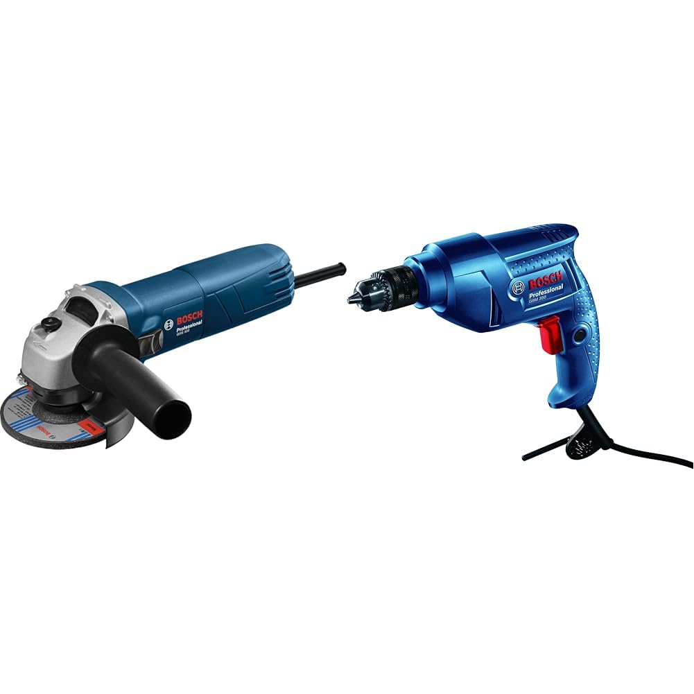 BOSCH Professional GWS 600 Angle Grinder | 670W Power | No-load Speed of 11000 RPM | Versatile Cutting and Grinding Tool | M10 Grinding Spindle Thread | 100 mm Disc | 1 Year Warranty