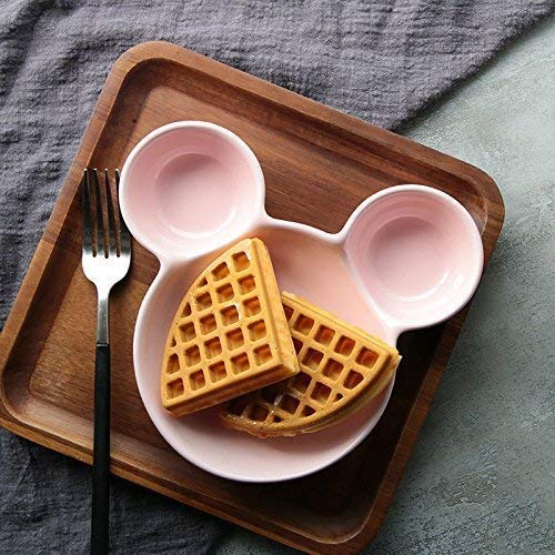 Mickey Shaped Kids / Snack Serving Sectioned Plate - Springkart 