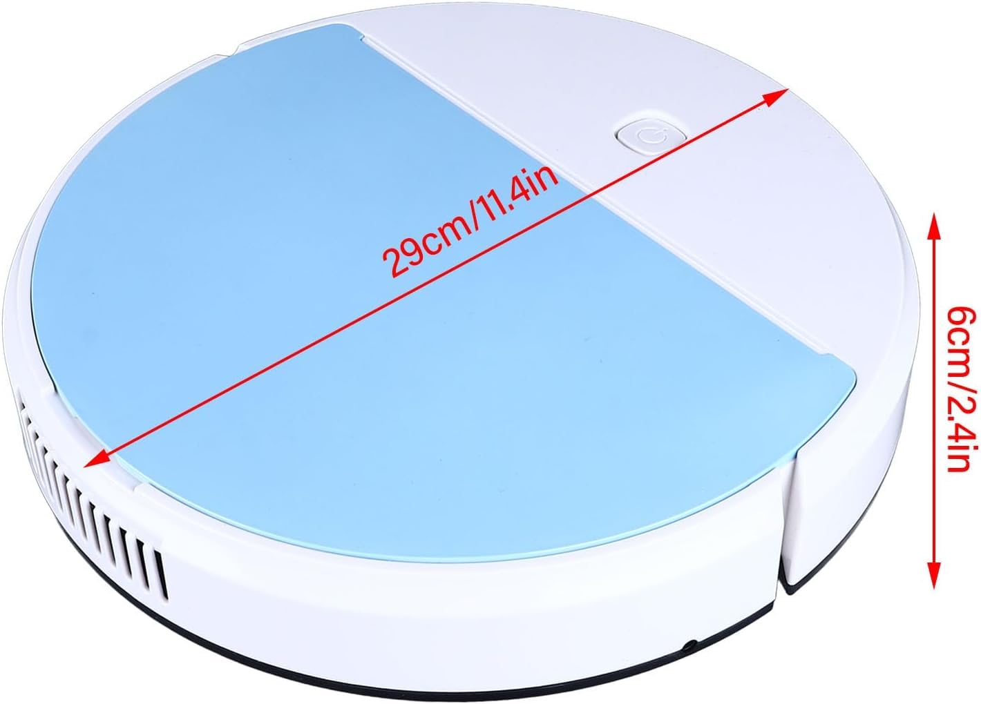 Drumstone (𝟭𝟬 𝗬𝗲𝗮𝗿𝘀 Special Warranty Smart Robot Vacuum Cleaner with Mop Combo, 1500mAh Rechargeable Battery, Powerful Suction, Pet Hair Removal, Carpet & Hard Floor Cleaning