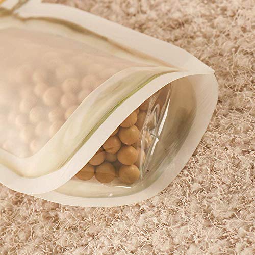 Reusable Airtight Seal Plastic Food Storage Mason Jar Zipper (150ml) - Springkart 