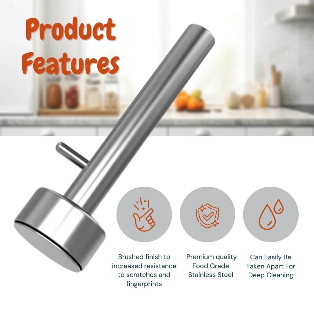 Falafel Maker Press Scoop Stainless Steel Premium Quality Professional Middle Eastern Kitchen Tool Meatball Mold 1.6 Inch (4.1 cm) Diameter