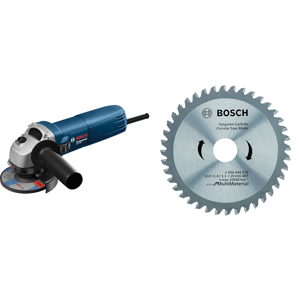BOSCH Professional GWS 600 Angle Grinder | 670W Power | No-load Speed of 11000 RPM | Versatile Cutting and Grinding Tool | M10 Grinding Spindle Thread | 100 mm Disc | 1 Year Warranty