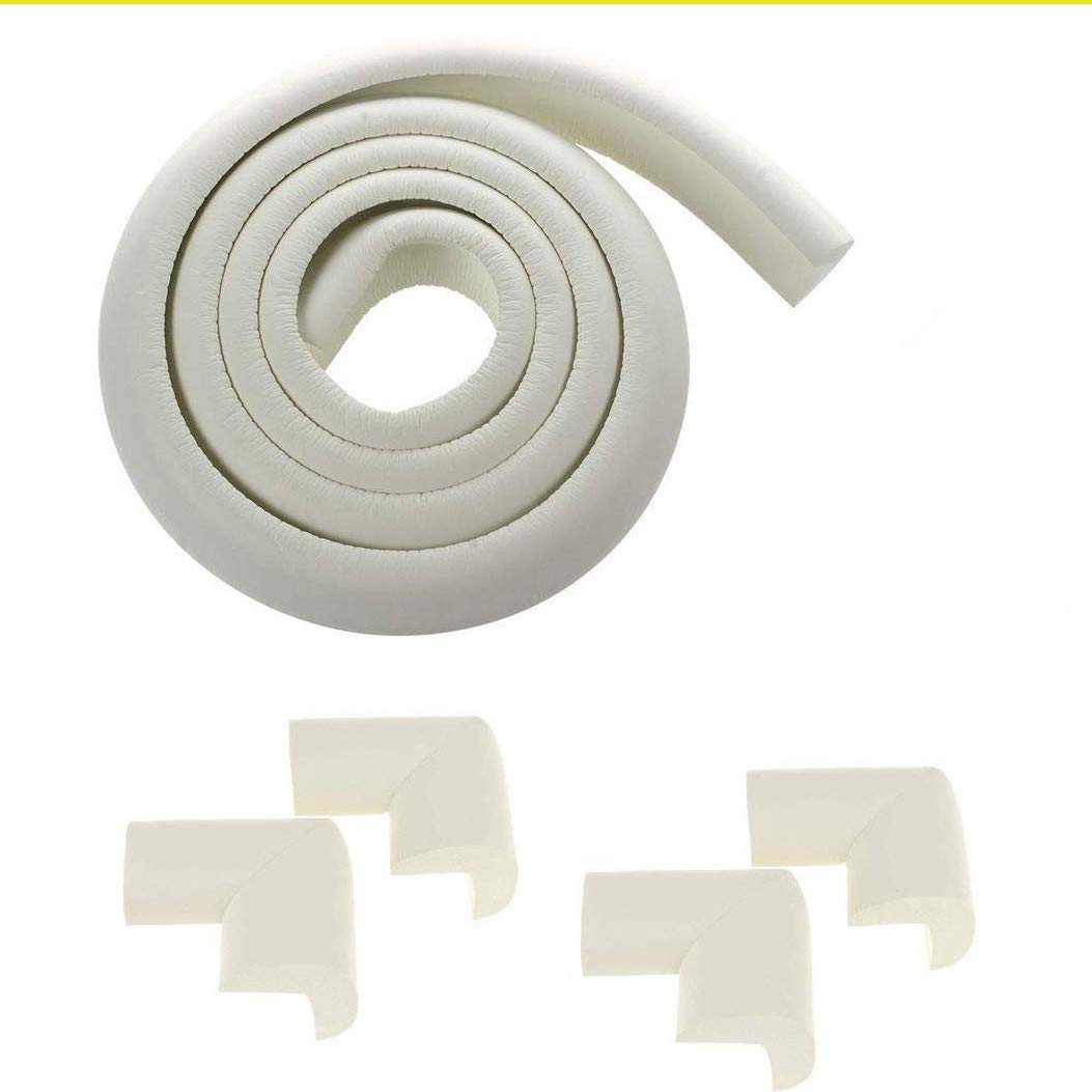 SYGA Baby Safety Strip Furniture Edge Guard Cushion Corner Cover 2 Meter 6.5 feet Tape Infant Bump Protector (Grey) - Springkart 