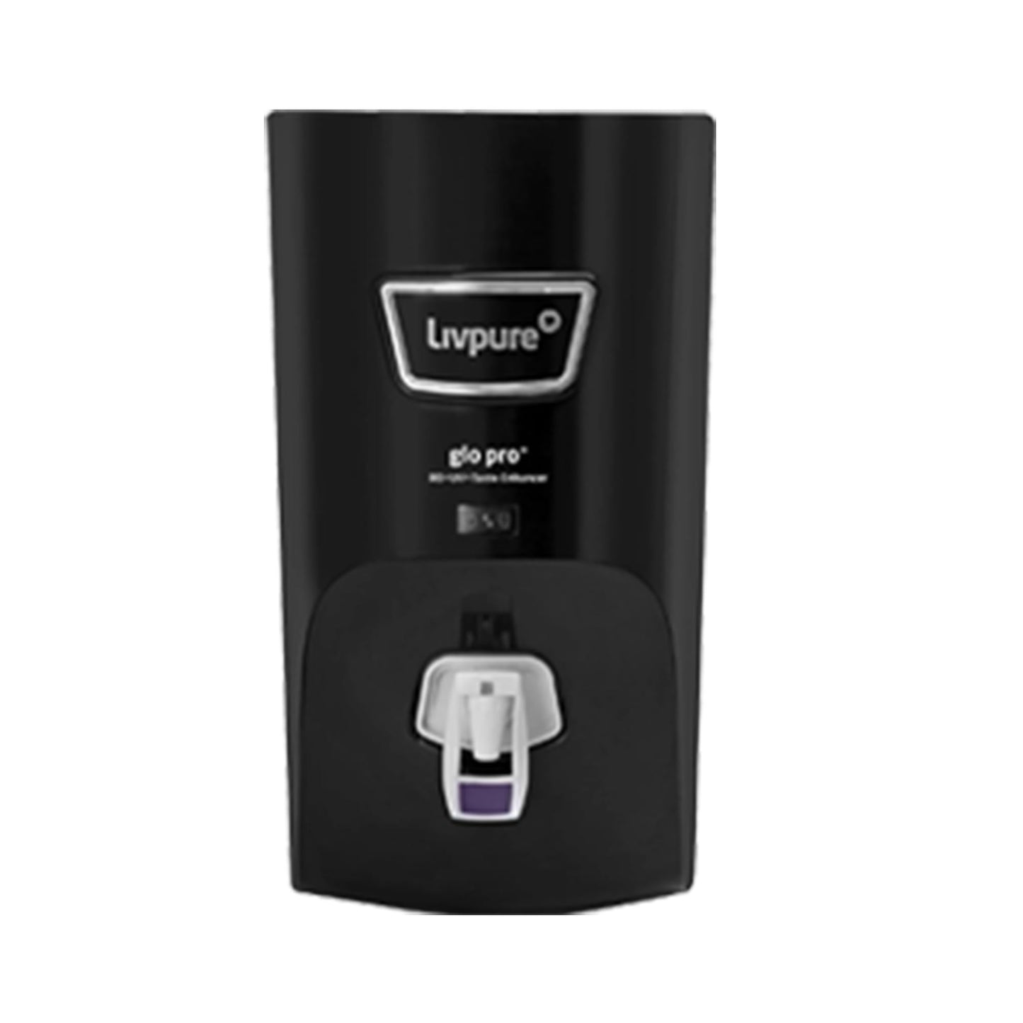 Livpure GLO PRO++ RO+UV+UF | Water Purifier for Home - 7 L Storage | Free Standard Installation | Suitable for Borewell, Tanker, Municipal Water | Black