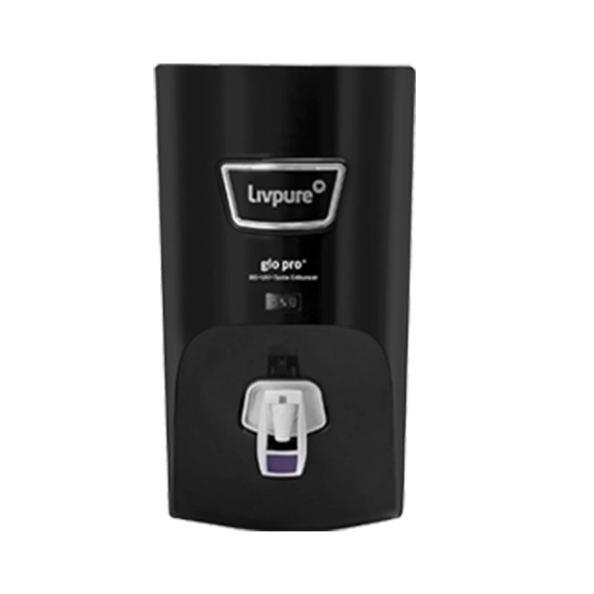 Livpure GLO PRO++ RO+UV+UF | Water Purifier for Home - 7 L Storage | Free Standard Installation | Suitable for Borewell, Tanker, Municipal Water | Black