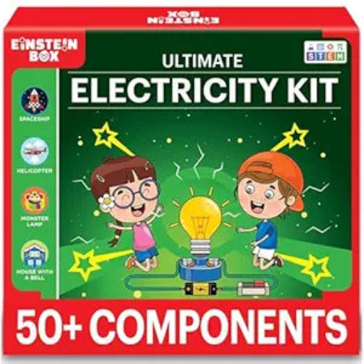 Einstein Box Ultimate Electricity & Science Kit | Science Project Kit | Electric Project Kit | Electronic Circuits | Electric Circuit Kit | Toys for Kids Ages 8-15 Years | Science Experiment Kit