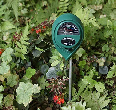 3-in-1 Soil Test Kit – pH, Moisture & Light Meter for Plants, Garden & Lawn
