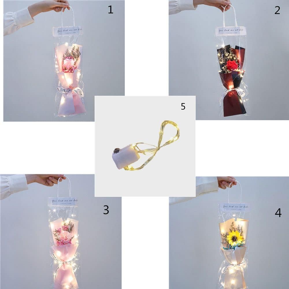 Home Decoration Rose Hand Made Valentine's Day Artificial Flowers Simulation Flower Soap Flowers Mini Bouquet (1 Pc) - Springkart 