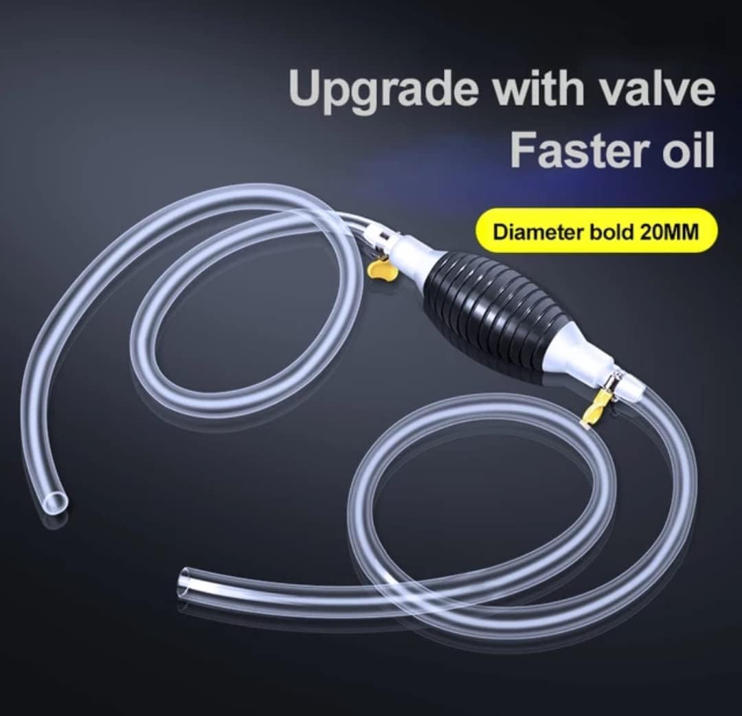 Portable Fuel Transfer Pump Kit for Petrol, Diesel & Liquids - Springkart 