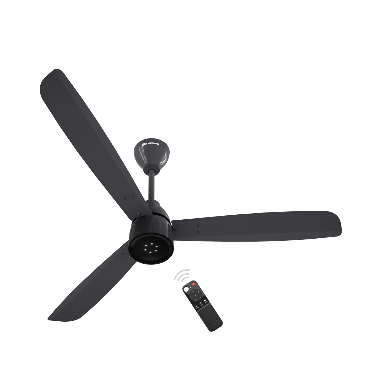 atomberg Renesa Enzel 1200mm BLDC Ceiling Fan with Remote Control | BEE 5 star Rated Energy Efficient Ceiling Fan | High Air Delivery with LED Indicators| 3 Year Warranty (Gloss White)
