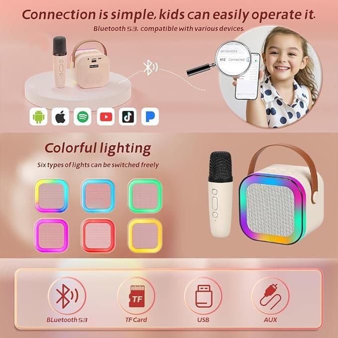 Bluetooth Karaoke Speaker with Microphone - Springkart 