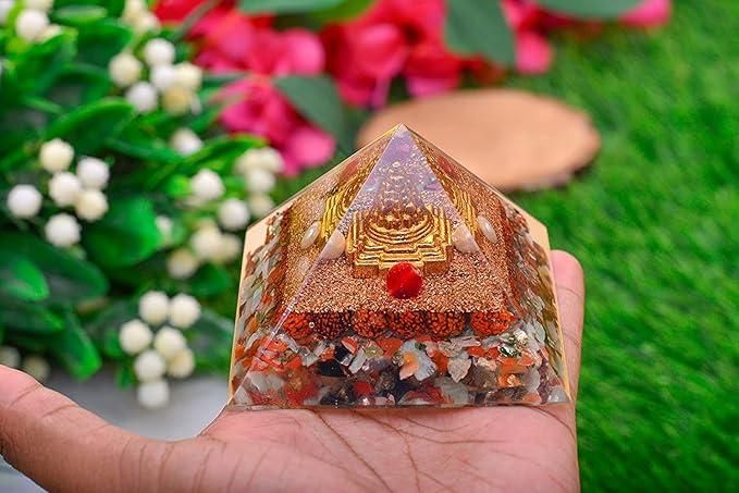 Originate Pyramid Shri Yantra With Rudraksha - Springkart 