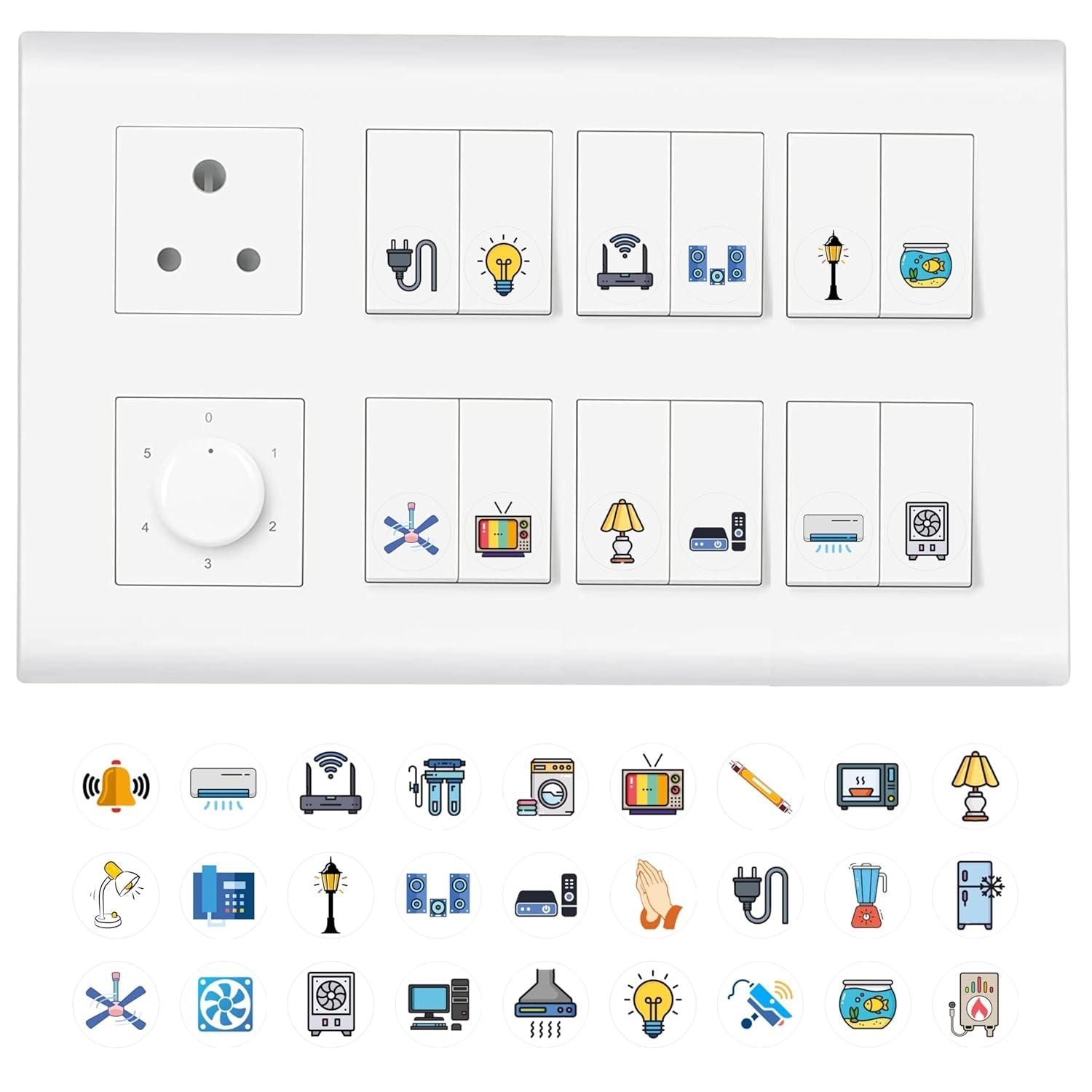 3D Premium Switch Stickers (149 Stickers) - Springkart 