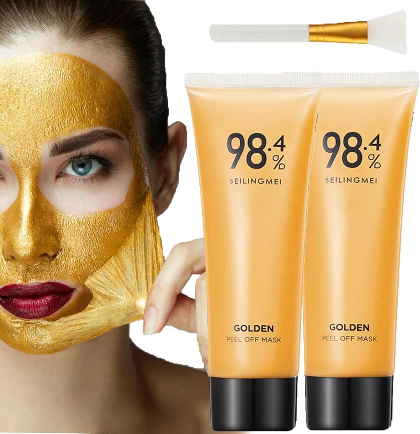 Gold Peel off Mask (Pack of 2) - Springkart 