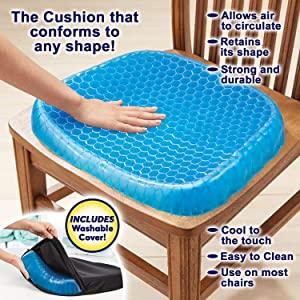 Cushion Seat Flex Pillow, Gel Orthopedic Seat Cushion Pad (Egg Sitter) - Springkart 