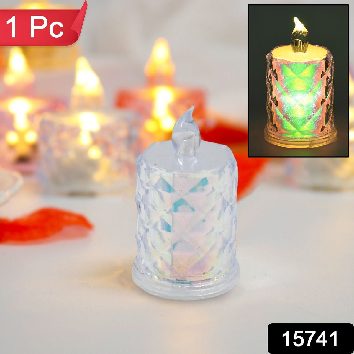Festive Lighting for Any Occasion: 1 Pack LED Tealight Candles - Springkart 
