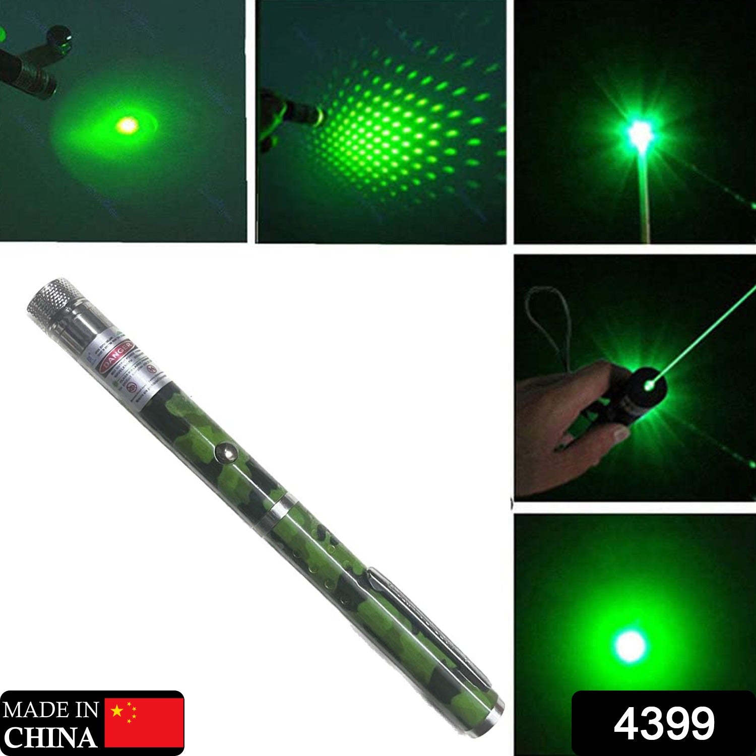 Green Multipurpose Laser Light Disco Pointer Pen Beam With Adjustable Antena Cap To Change Project Design - Springkart 