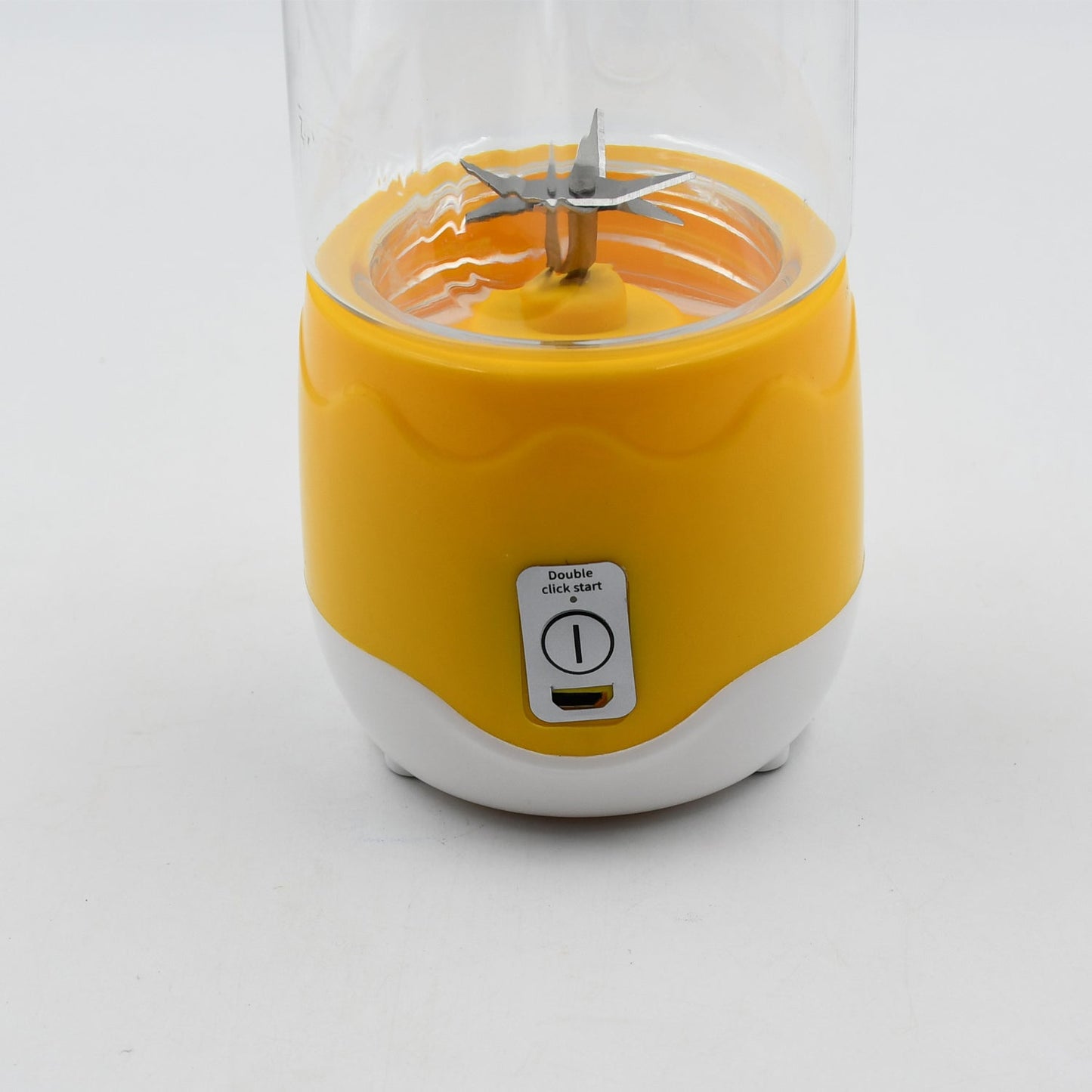 Portable Electric USB Juice Maker 6 blade Blender Grinder Mixer Personal Size, USB Rechargeable Mini Juicer for Smoothies and Shakes with Juicer Cup - 400ml - Springkart 