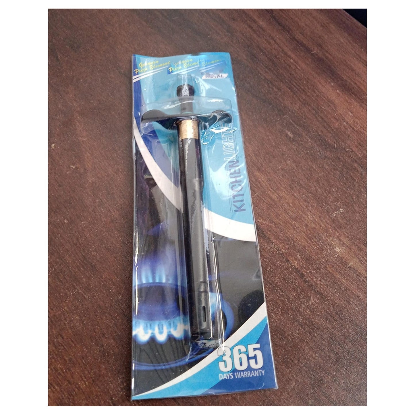 Stainless Steel Black Gas Lighter for Kitchen Gas Stove, Long Lasting, Unbreakable Lighters for Gas Stoves, Restaurants & Kitchen (1 Pc) - Springkart 