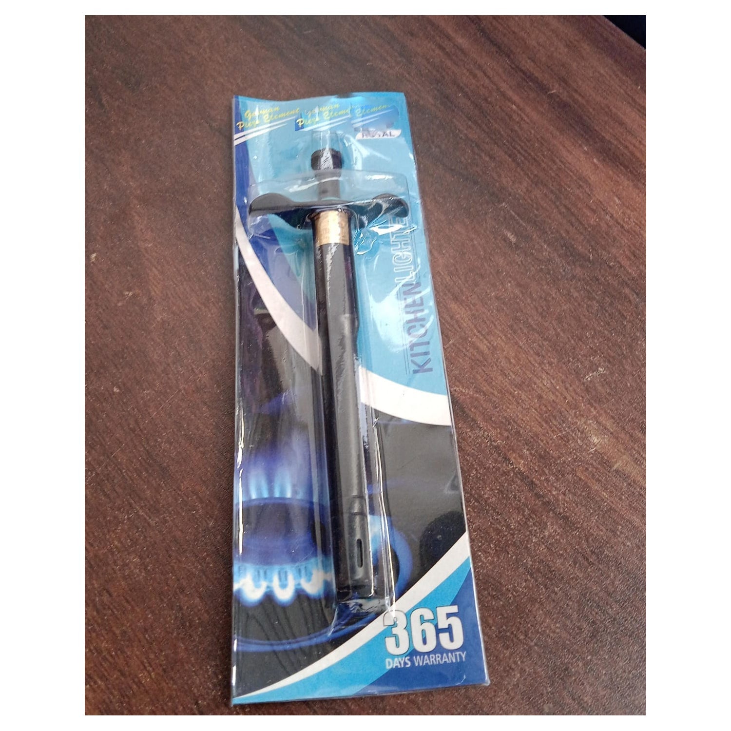 Stainless Steel Black Gas Lighter for Kitchen Gas Stove, Long Lasting, Unbreakable Lighters for Gas Stoves, Restaurants & Kitchen (1 Pc) - Springkart 