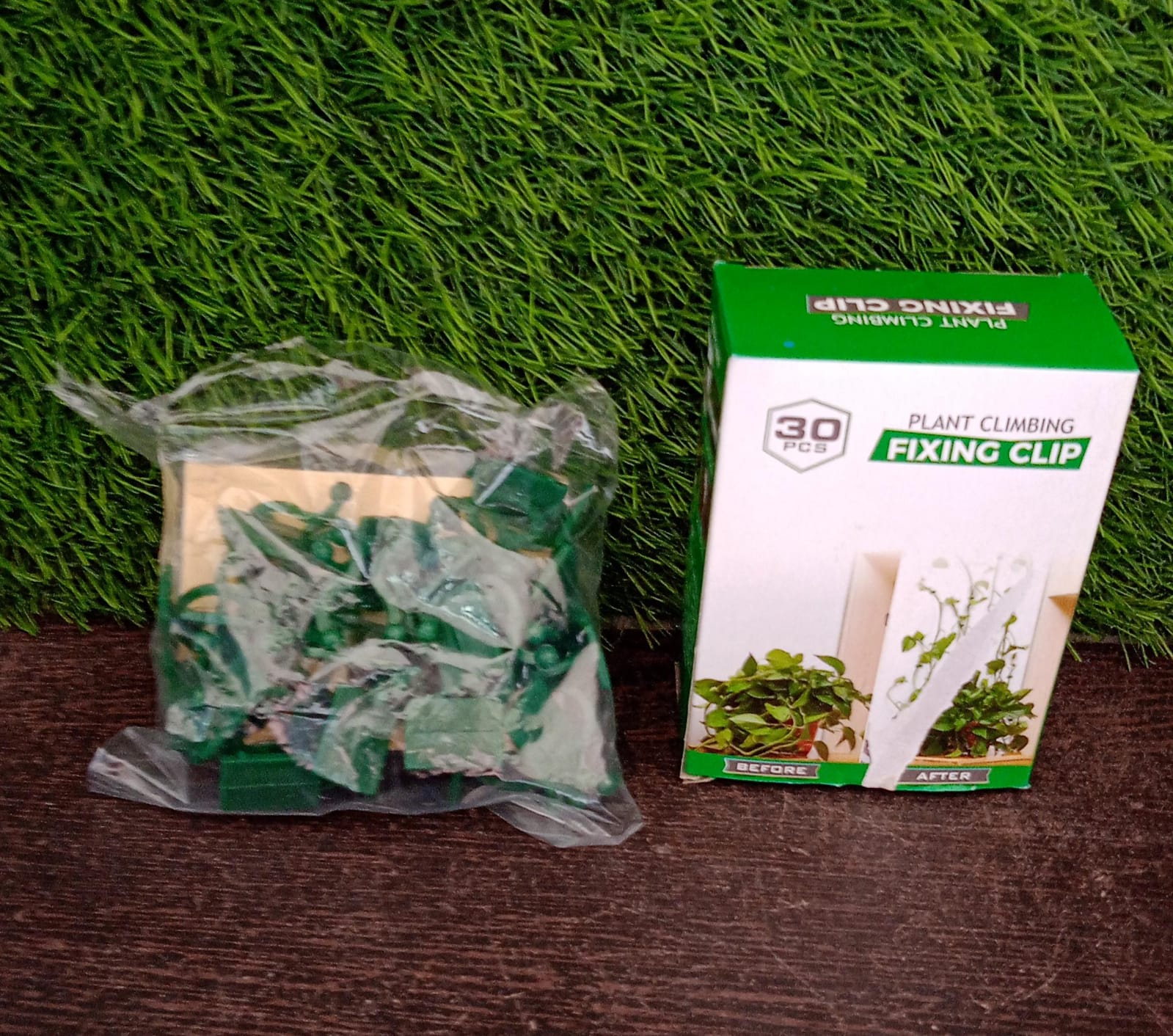 30pcs wall Plant Climbing Clip widely used for holding plants and poultry purposes and all (Box/30 Pcs Set) - Springkart 