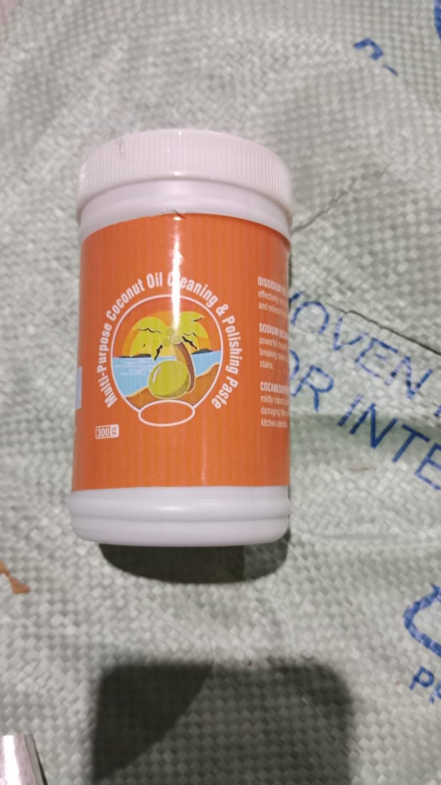 Multi-Purpose Coconut Oil Cleaning & Polishing Paste (300 g) - Springkart 