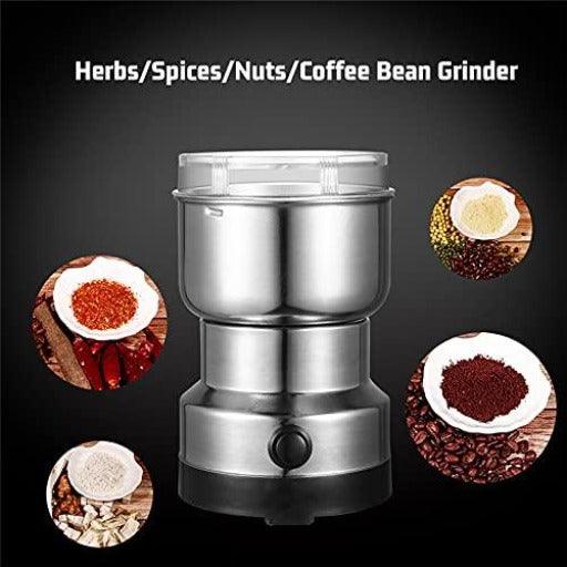 Electric Smash Machine, Multifunction Small Food Grinder Grain Grinder, Portable Coffee Bean Grinder - Springkart 