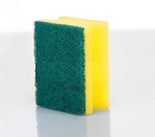 Scrub Sponge 2 in 1 PAD for Kitchen, Sink, Bathroom Cleaning Scrubber - Springkart 