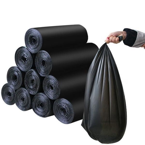 1575 Garbage Bags Medium Size Black Colour (24 X 32) - Springkart 