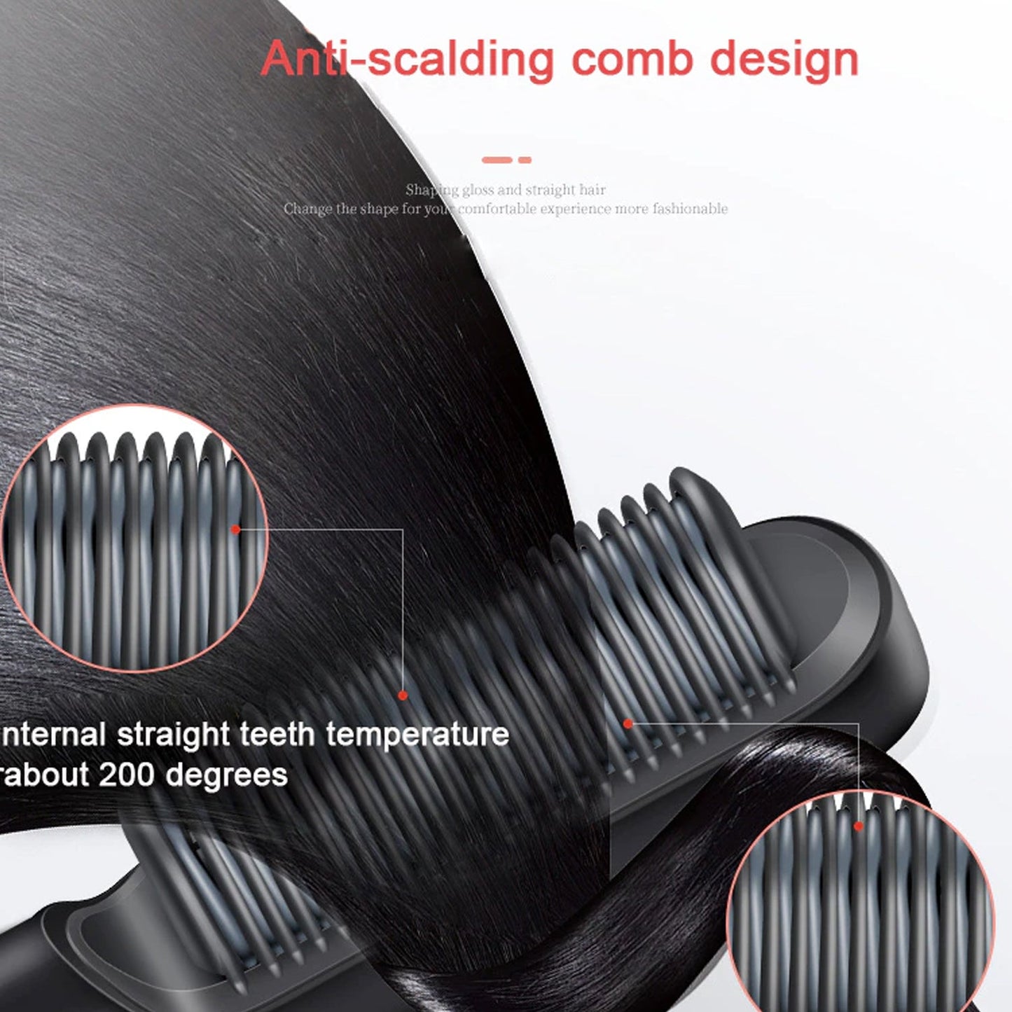 6168 Hqt-909b Hair Straightener Used While Massaging Hair Scalps And Head. - Springkart 