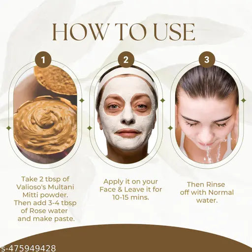 Valioso Mulethi Powder, Kasturi Haldi Powder, Multani Mitti Powder, Neem Powder And Orange Peel Powder For Face Pack Combo Pack Of 5 50GmsEach (250 Gms)