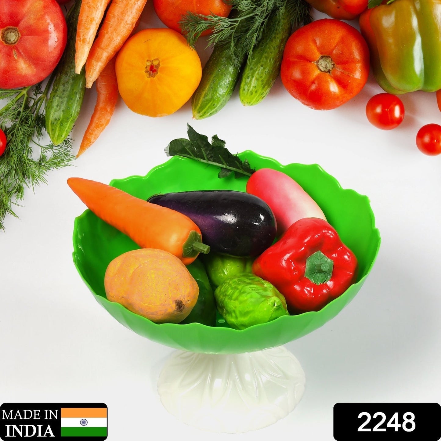 Fruit Storage Basket, Egg, Vegetable, Bread, Rice Storage Bowl Stand for Kitchen Counter, Cabinet and Pantry - Springkart 
