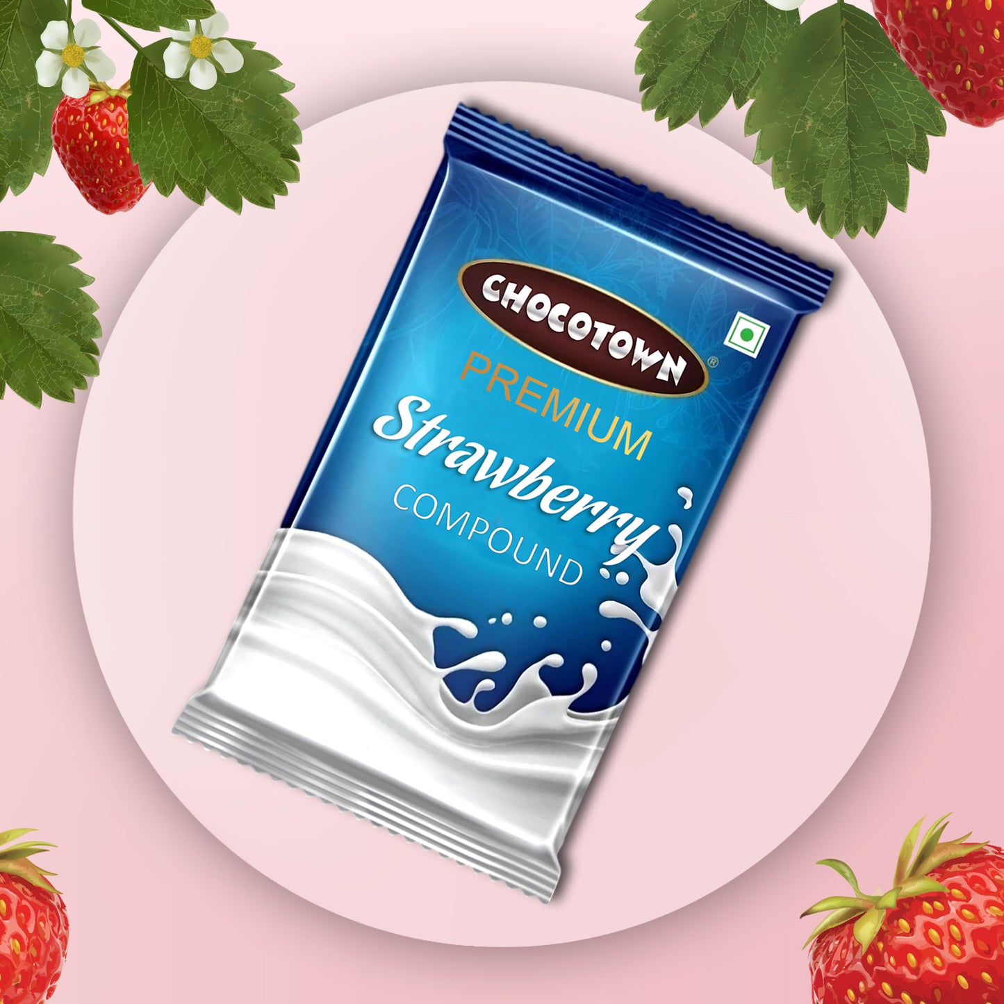 Chocotown Premium Strawberry Compound (500gm) - Springkart 