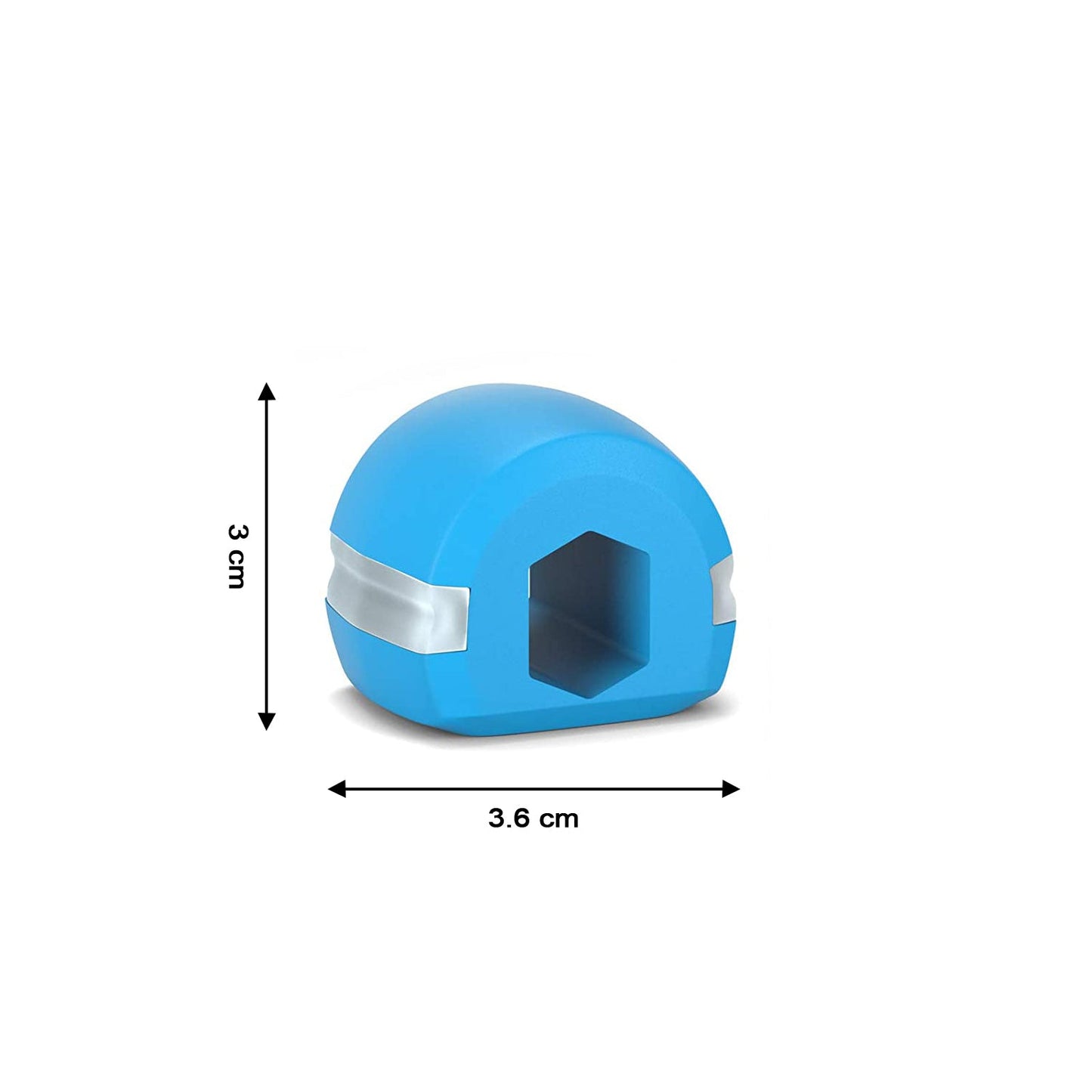 6101 V Cn Blue Jaw Exerciser Used To Gain Sharp And Chiselled Jawline Easily And Fast. - Springkart 