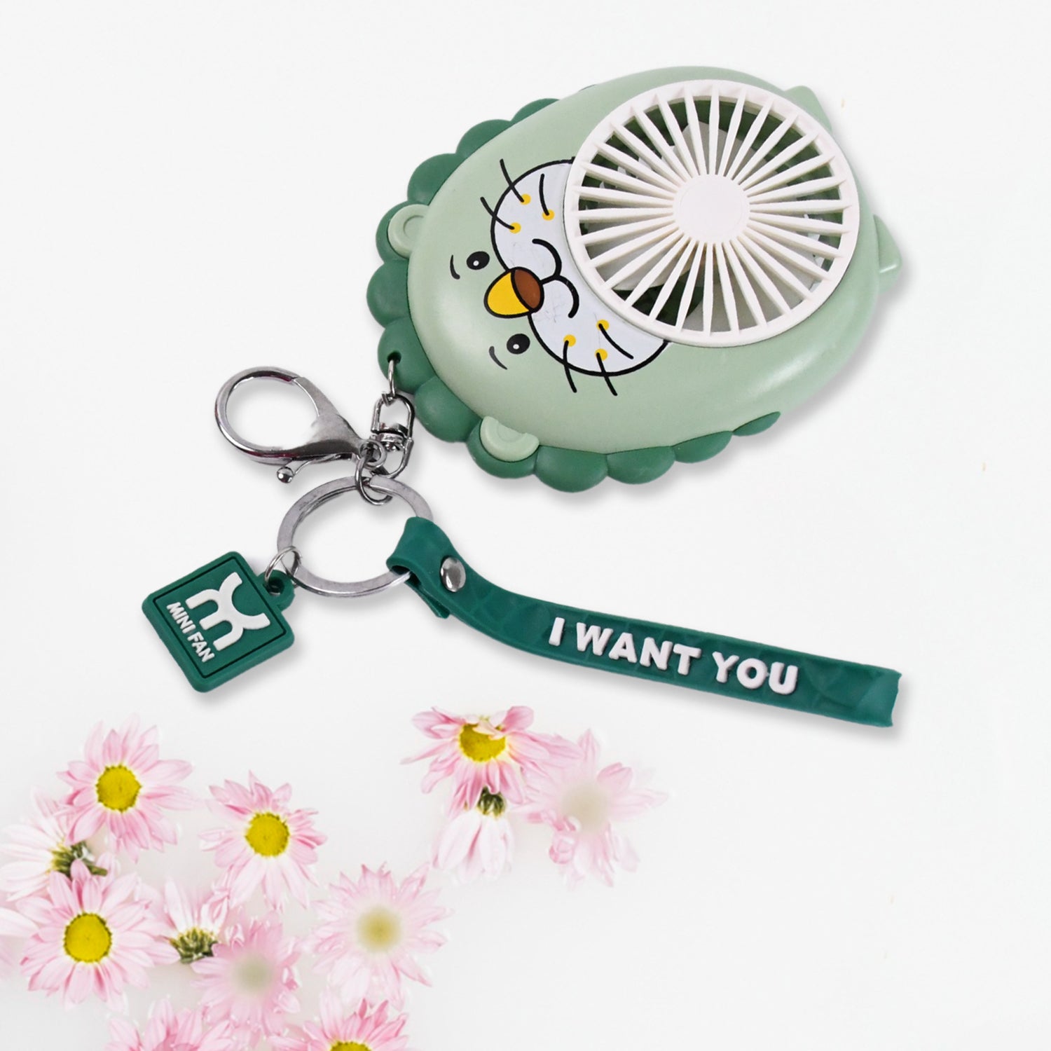 Cartoon Usb Handheld Fan Portable Outdoor Mini Desktop Office Fan - Springkart 