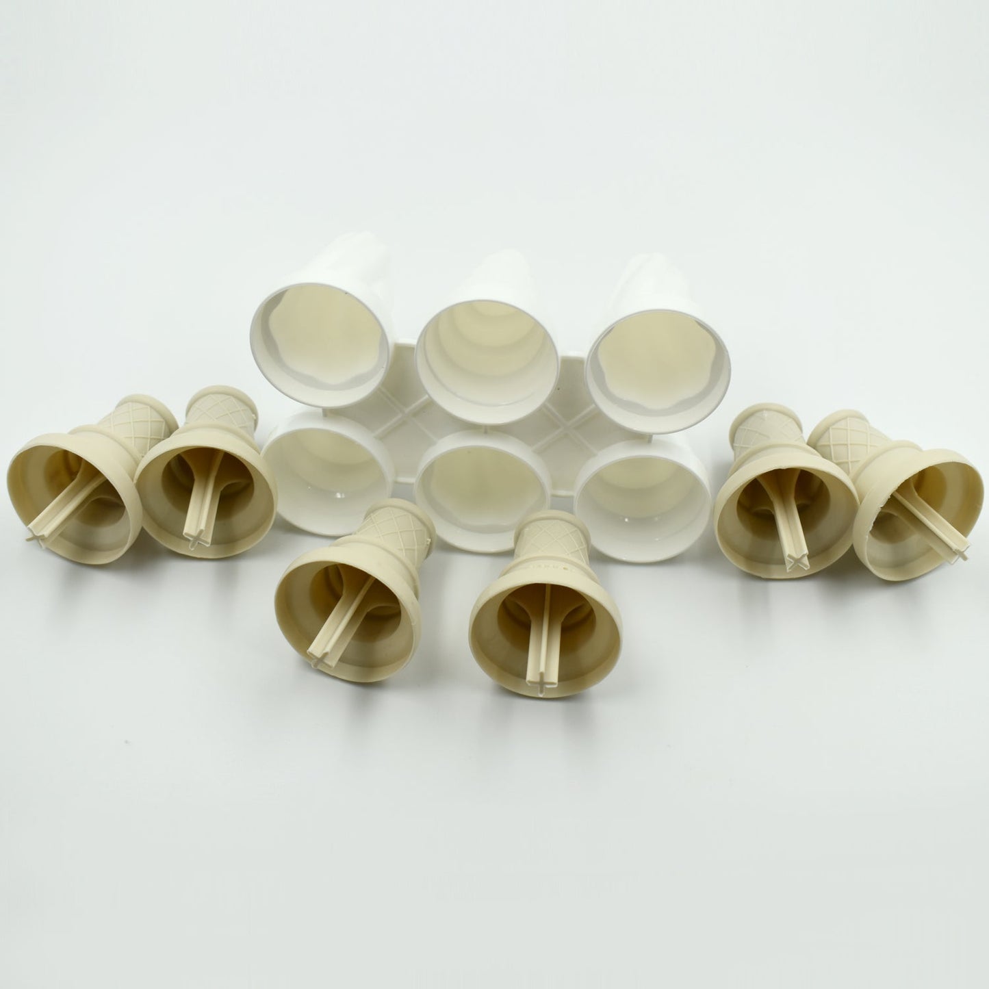 6304 6 Pc Ice Cream Mold Used For Making Ice-creams In All Kinds Of Places Including Restaurants And Ice-cream Parlours Etc. - Springkart 