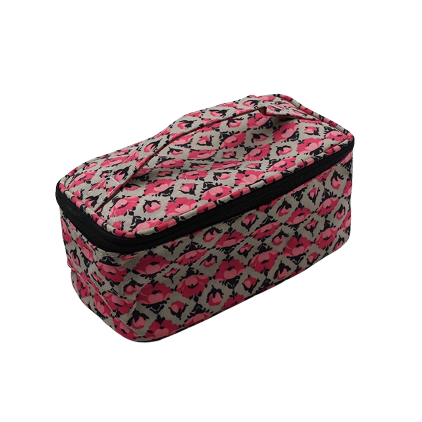 Decor Travel Makeup Bag with Small pouch Portable Organizer Makeup Cosmetic Train Case Large Capacity for Cosmetics Makeup Brushes and Toiletry Jewelry for More Storage - Springkart 