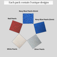 Patriotic Disco Balls Assorted Sprinkles (DB-03) - 100Gms