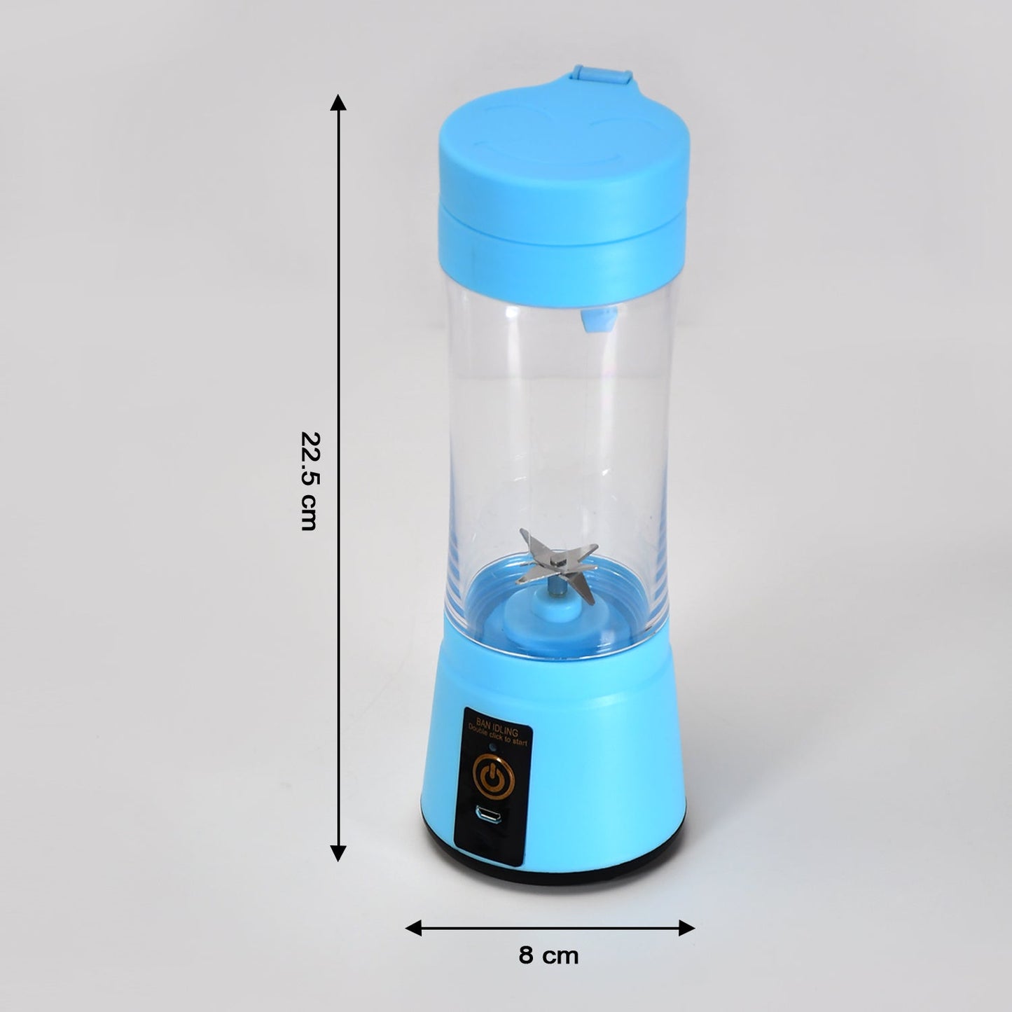 Portable 6 Blade Juicer Cup USB Rechargeable Vegetables Fruit Juice Maker Juice Extractor Blender Mixer - Springkart 