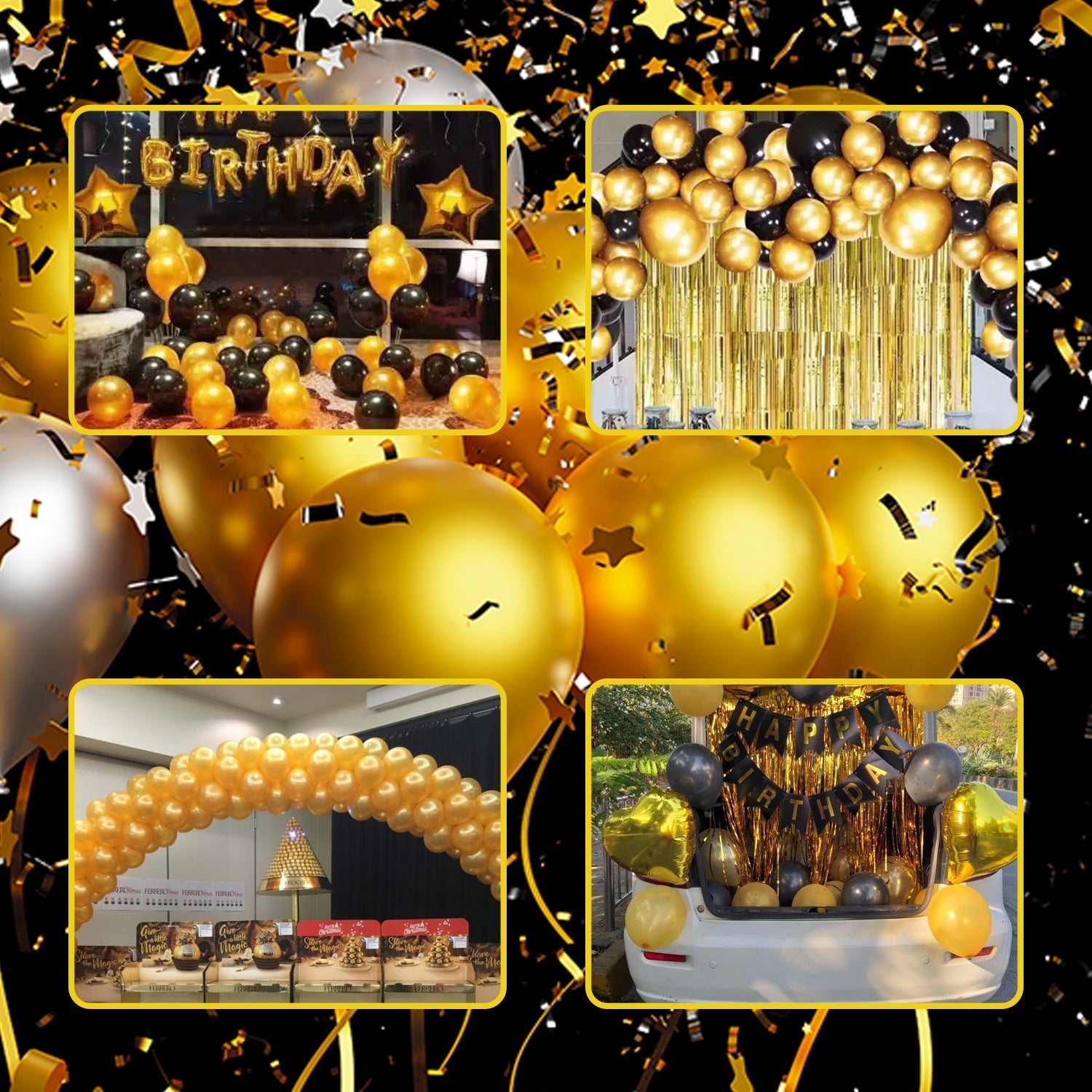 Decoration Party Balloon for Birthday, Festival, Celebration - 1000 pcs (Multicolor) - Springkart 