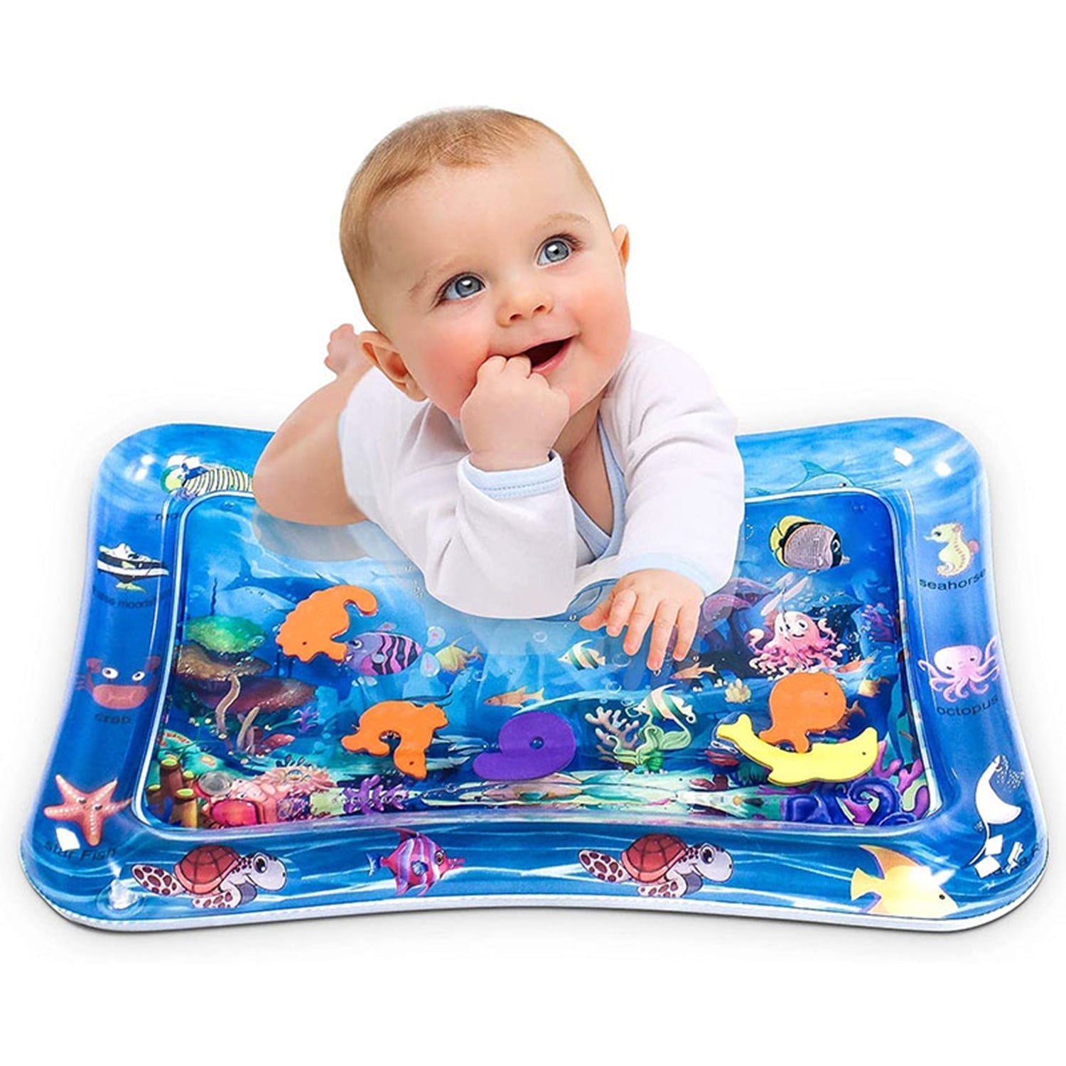 Mat, Baby Water Mat Inflatable Baby Play Mat Activity Center for Infant Baby Toys 3 to 15 Months, Baby Gifts for Boys Girls(Assorted Design) - Springkart 