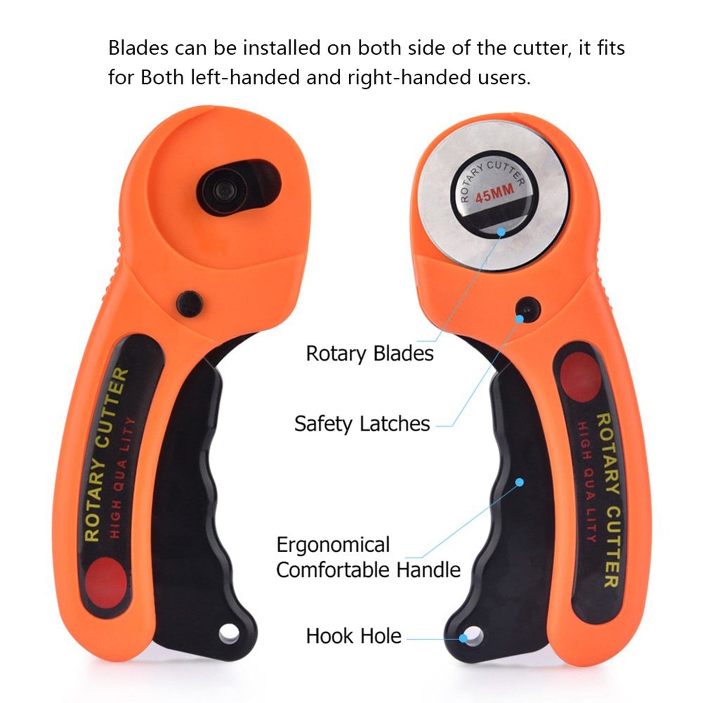 Manual Sewing Roller Cutter Rotary Blade - Springkart 