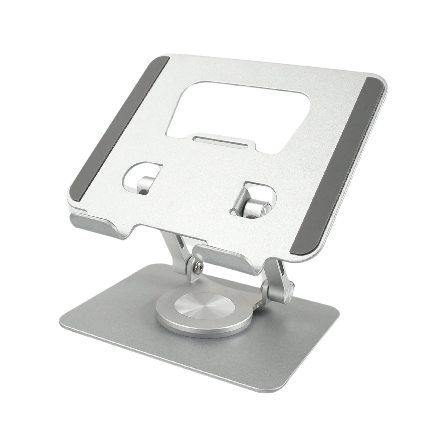 Aluminum Alloy 360°Rotating Bracket, Adjustable Tablet Stand, Portable Foldable Ergonomic Tablet Support - Springkart 