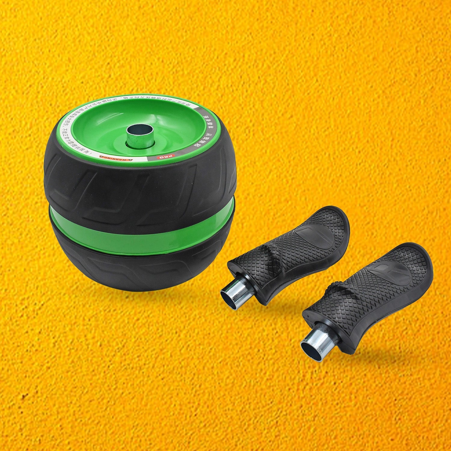 AB Carver Pro Roller, Core Workout Abdominal Stomach Muscle Fitness Exercise Training Equipment with Knee Mat Perfect Wheel Trainer for Man, Woman Body building, Home Gym - Springkart 