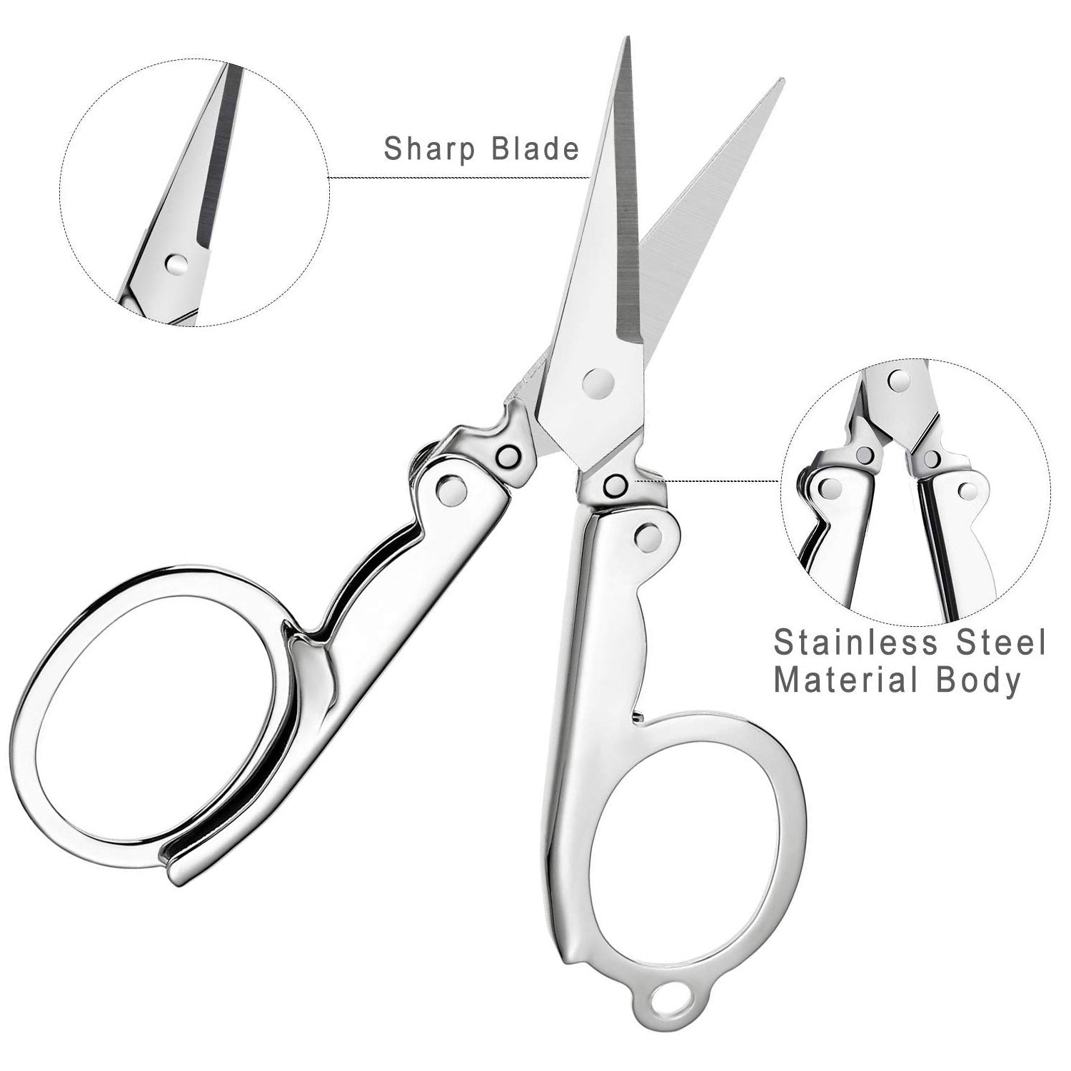 Folding Scissor 3.5inch used in crafting and cutting purposes for children’s and adults. - Springkart 