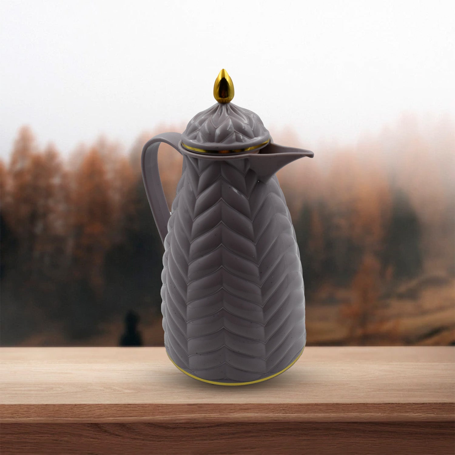 Insulated Tea Kettle Hot and Cold Premium Tea Kettle 1Ltr Kettle | Easy to Carry | Leak Proof | Tea Jug | Coffee Jug | Water Jug | Hot Beverages - Springkart 