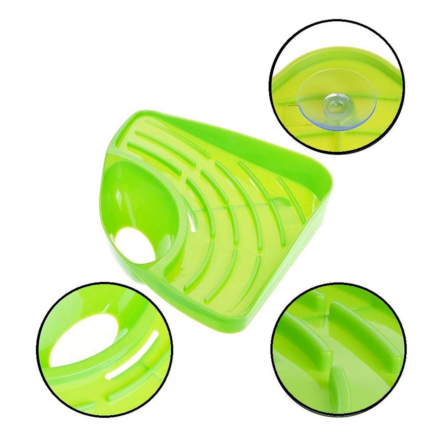 Corner Sink Strainer For Draining Kitchen Waste In Sinks And Wash Basins. - Springkart 